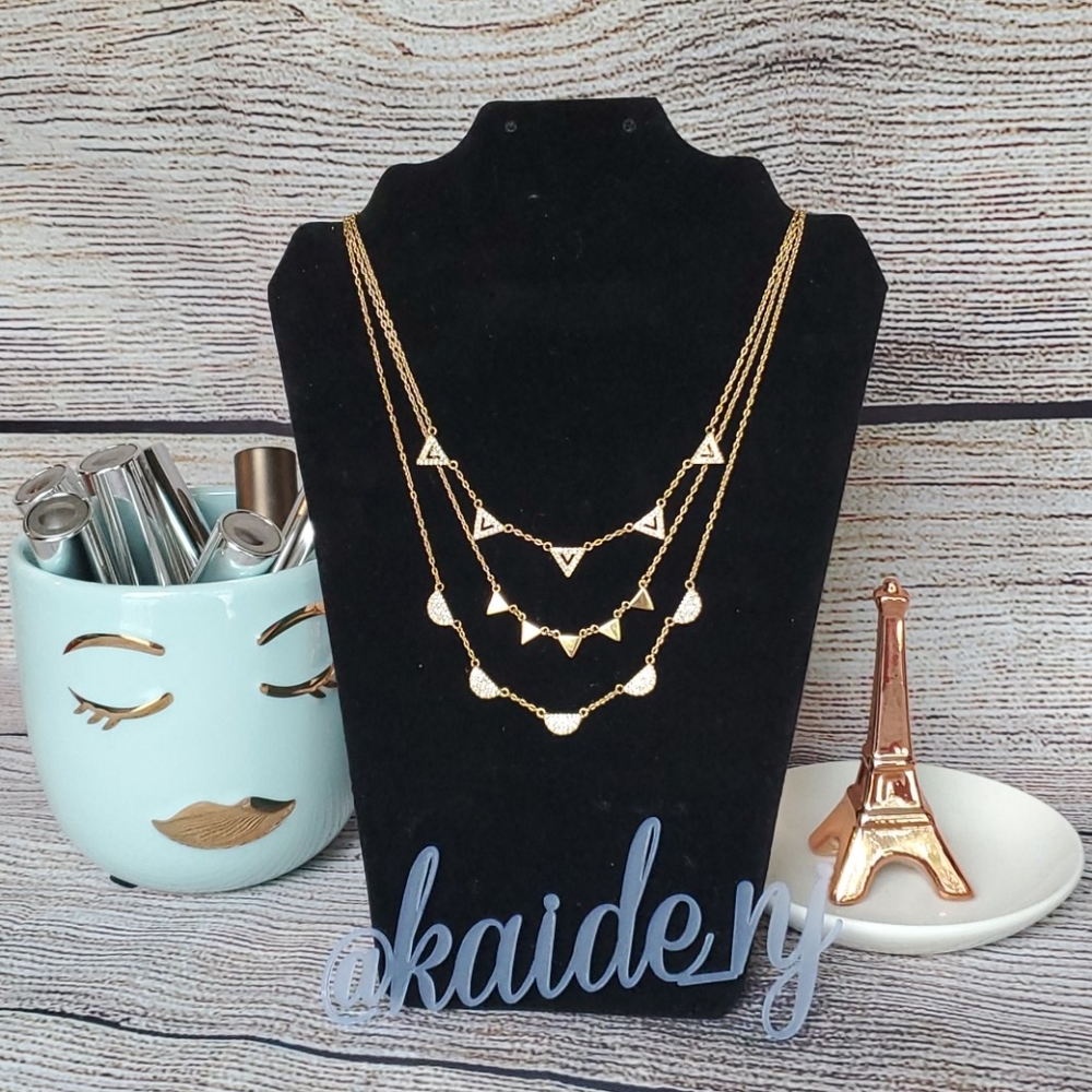 Stella & Dot Pave Chevron Necklace